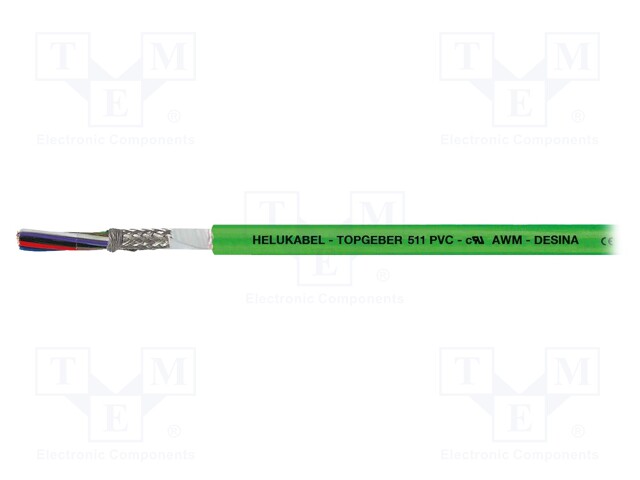 Wire; TOPGEBER 511; stranded; Cu; 4x2x0,25mm2 + 2x0,5mm2; PVC