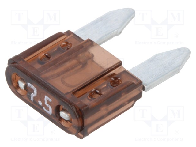 Fuse: fuse; 7.5A; 32VDC; automotive; 11mm