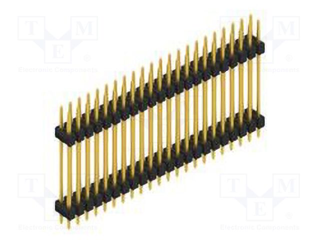 Connector: pin strips; pin header; male; PIN: 44; 2.54mm; THT; 2x22
