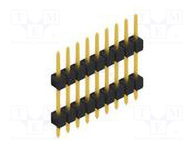 Connector: pin strips; pin header; male; PIN: 9; 2.54mm; THT; 1x9