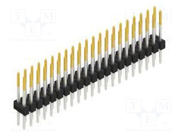Connector: pin strips; pin header; male; PIN: 42; 2.54mm; THT; 2x21