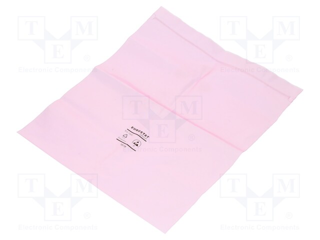 Protection bag; ESD; L: 305mm; W: 254mm; D: 90um; Features: self-seal