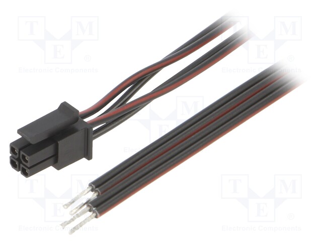 Cable; Micro-Fit 3.0; cables,female; PIN: 4; 0.4m; 4A; TLYp; 0.35mm2