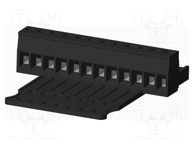 Connector: pluggable terminal block; plug; female; straight; 5mm