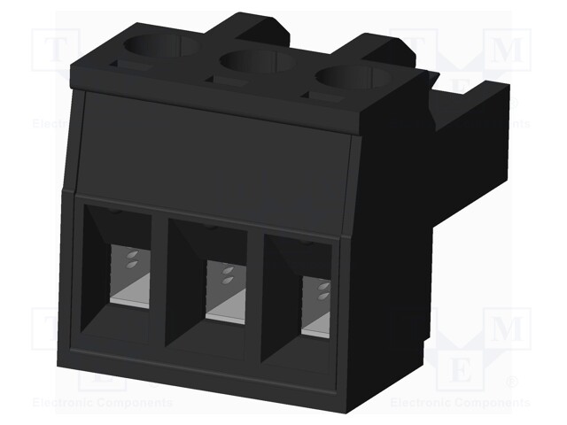 Connector: pluggable terminal block; plug; female; straight; 300V