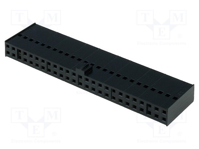 Plug; pin strips; female; PIN: 50; straight; 2.54mm; for cable; 2x25