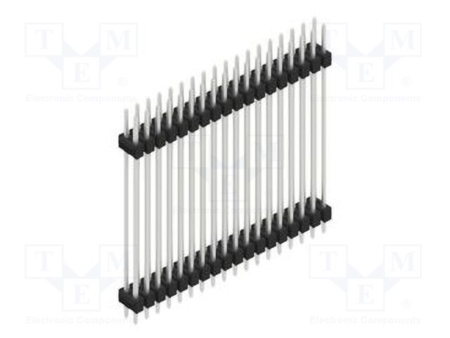 Connector: pin strips; pin header; male; PIN: 36; 2.54mm; THT; 2x18