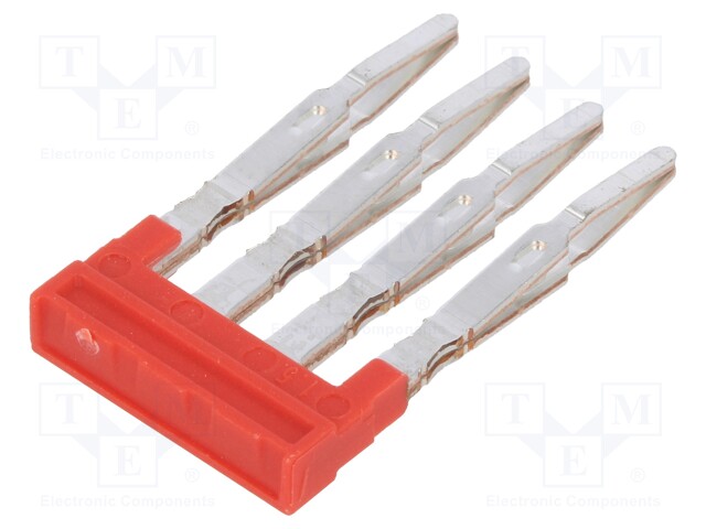 Comb bridge; Application: A series; ways: 4; red