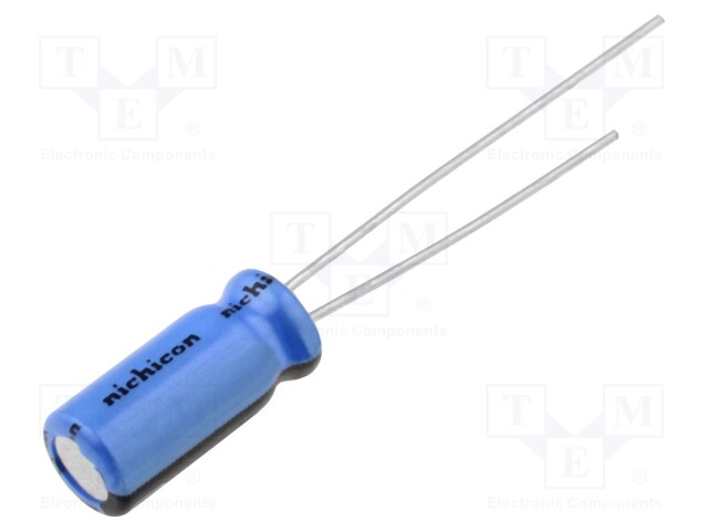 Capacitor: electrolytic; THT; 470uF; 6.3VDC; Ø8x11.5mm; ±20%; 2000h