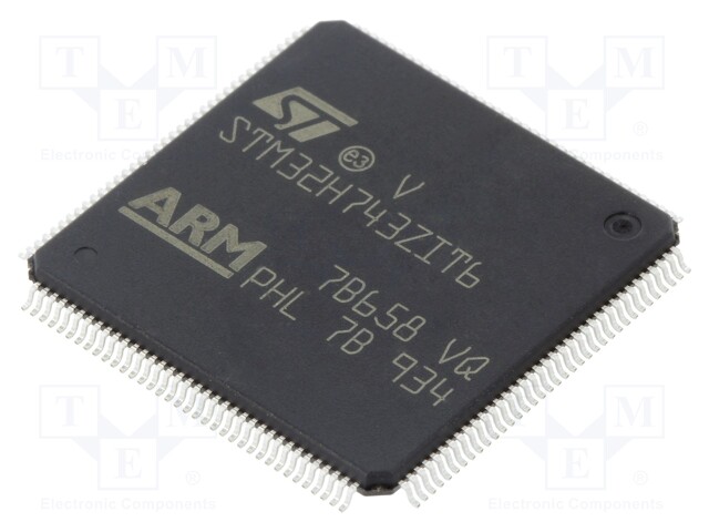 ARM microcontroller; Flash: 2MB; 400MHz; SRAM: 1000kB; LQFP144