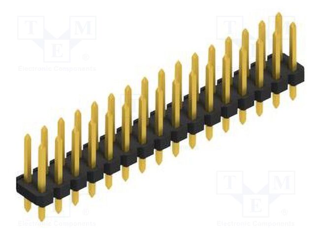 Connector: pin strips; pin header; male; PIN: 32; 2.54mm; THT; 2x16