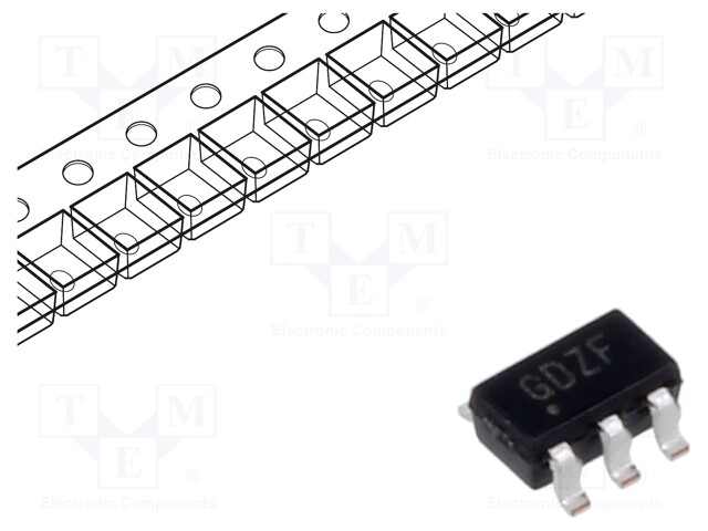 IC: interface; receiver; RS422 / RS485; 20Mbps; SOT23-6; 3÷5.5VDC