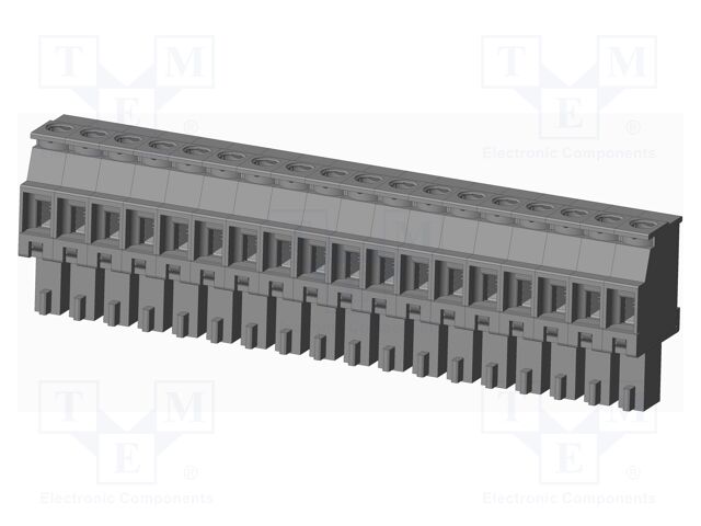 Connector: pluggable terminal block; plug; female; angled 90°