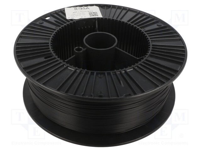 Filament: ASA; 1.75mm; black; 220÷250°C; 2.5kg
