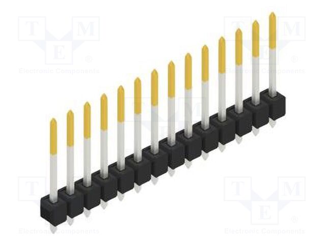 Connector: pin strips; pin header; male; PIN: 14; 2.54mm; THT; 1x14