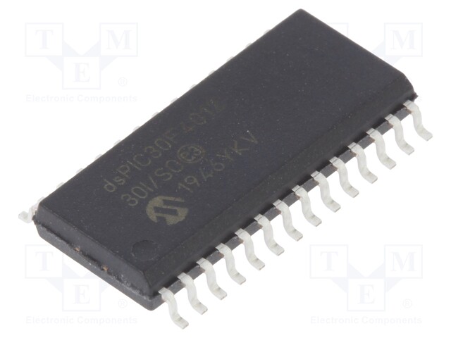 DsPIC microcontroller; SRAM: 2048B; Memory: 48kB; SO28; 2.5÷5.5VDC