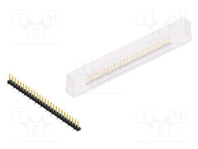 Connector: pin strips; pin header; male; PIN: 26; 2.54mm; SMT; 1x26