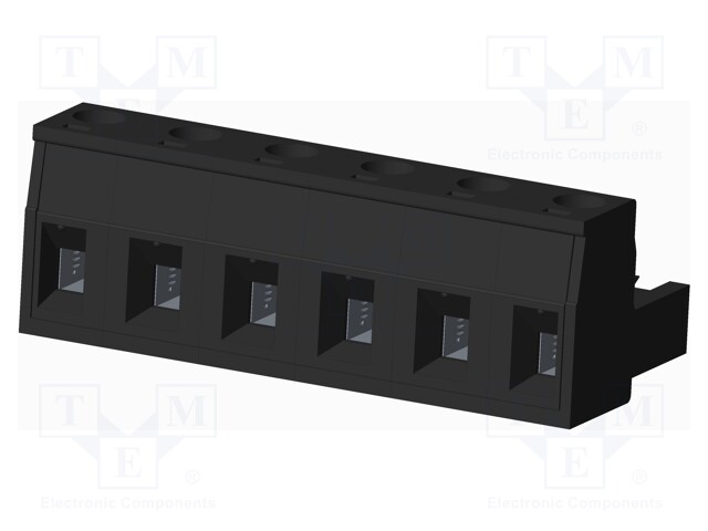 Connector: pluggable terminal block; plug; female; straight; 300V