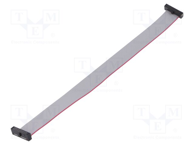 Ribbon cable with IDC connectors; Tape ph: 0.64mm; 177.8mm