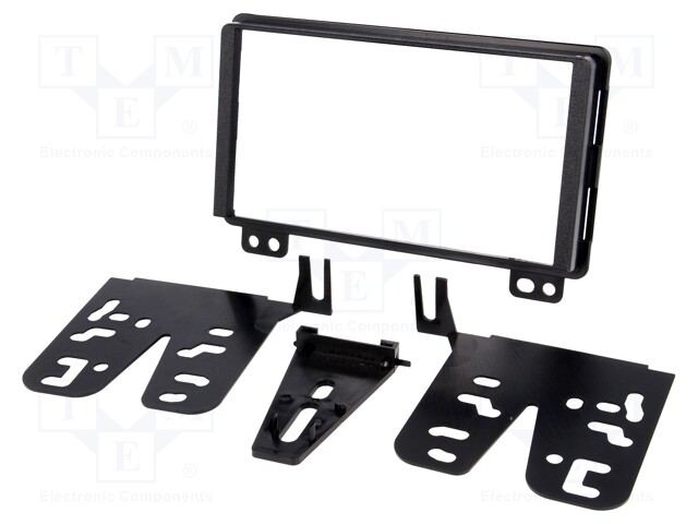 Radio mounting frame; Ford; 2 DIN; black