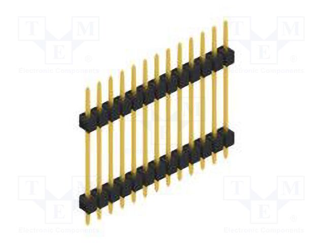 Connector: pin strips; pin header; male; PIN: 13; 2.54mm; THT; 1x13