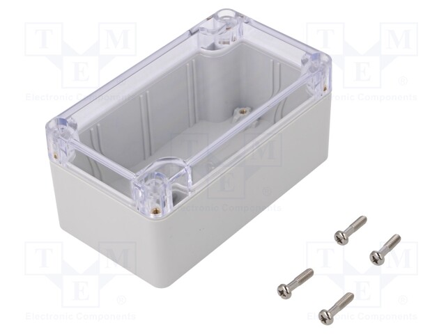 Enclosure: multipurpose; X: 65mm; Y: 115mm; Z: 55mm; polycarbonate
