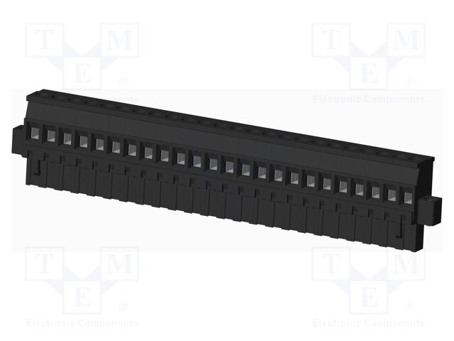 Connector: pluggable terminal block; plug; female; angled 90°