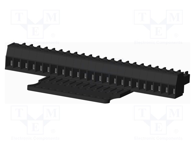Connector: pluggable terminal block; plug; female; straight; 300V