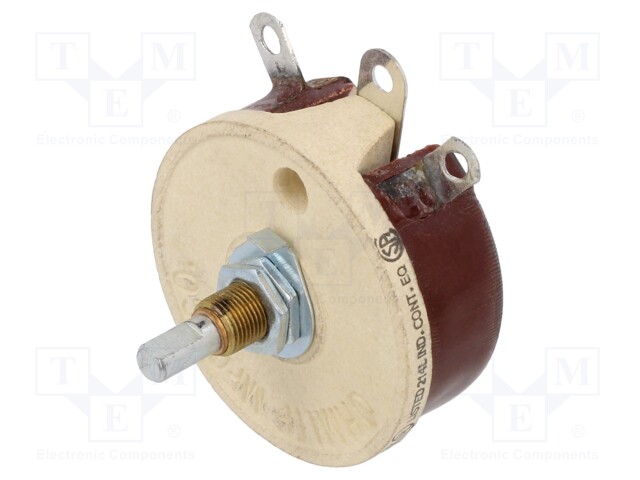 Potentiometer: shaft; 300Ω; 50W; 6.35mm; Shaft: D spring; wirewound