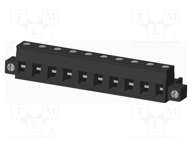 Connector: pluggable terminal block; plug; female; straight; 300V