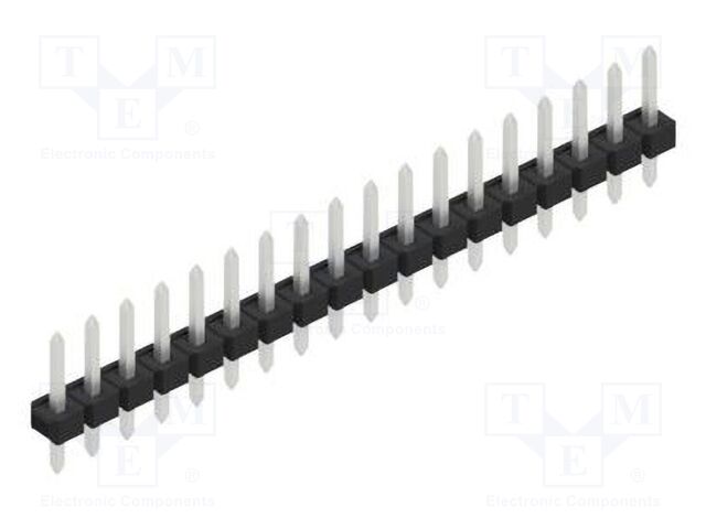 Connector: pin strips; pin header; male; PIN: 18; 2.54mm; THT; 1x18