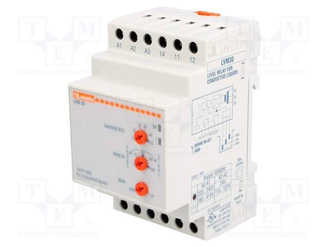 Module: level monitoring relay; conductive fluid level