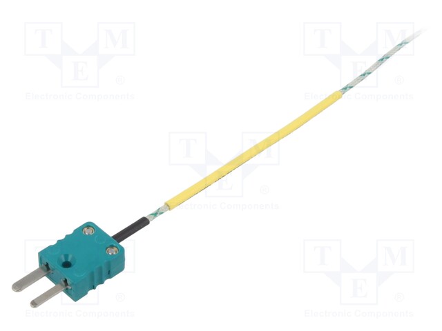 Sensor: temperature; thermocouple K; Insulation: fiberglass; 1m