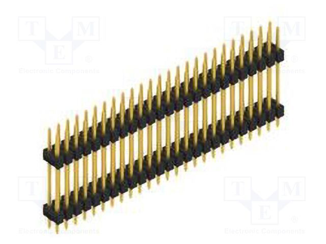 Connector: pin strips; pin header; male; PIN: 50; 2.54mm; THT; 2x25