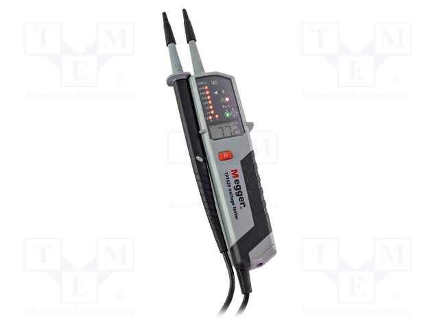 Tester: electrical; 13 LED,LCD 4 digits; 12VAC÷1kVAC; 40÷400Hz