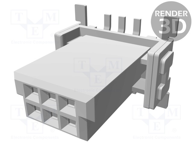 Connector: PCB to PCB; female; PIN: 6; 1.27mm; Series: har-flex