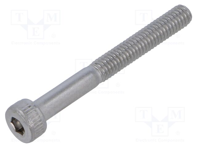 Screw; M4x35; 0.7; Head: cheese head; hex key; A2 stainless steel