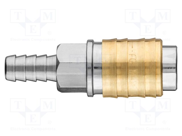 Quick connection coupling; brass; Connection: 10mm