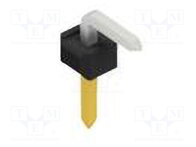 Connector: pin strips; pin header; male; PIN: 1; 2.54mm; THT; 1x1