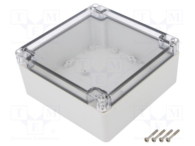 Enclosure: multipurpose; X: 135mm; Y: 135mm; Z: 60mm; ZP; ABS; IK07