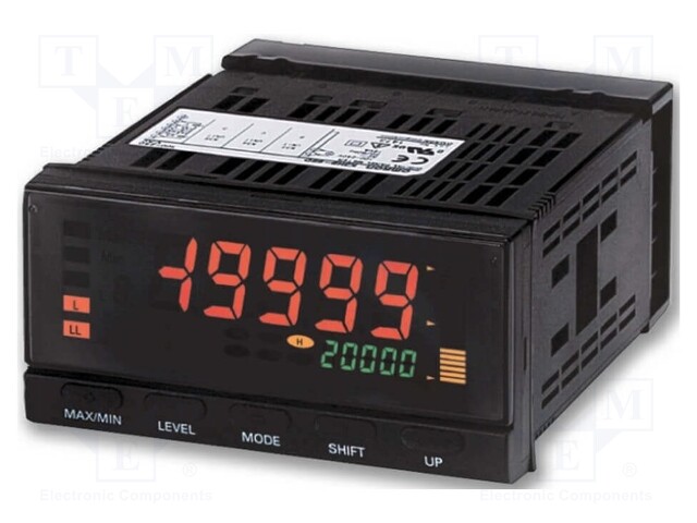 Module: meter; DC current; 100÷240VAC; panel; IP66; Series: K3HB-X