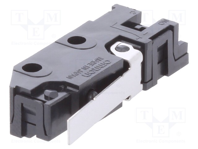 Microswitch SNAP ACTION; with lever; SPST-NO; OFF-(ON); Pos: 2