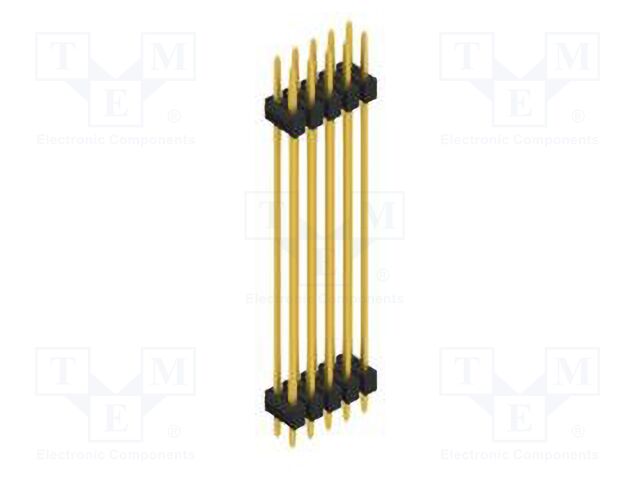 Connector: pin strips; pin header; male; PIN: 10; 2.54mm; THT; 2x5