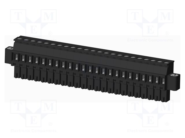 Connector: pluggable terminal block; plug; female; angled 90°