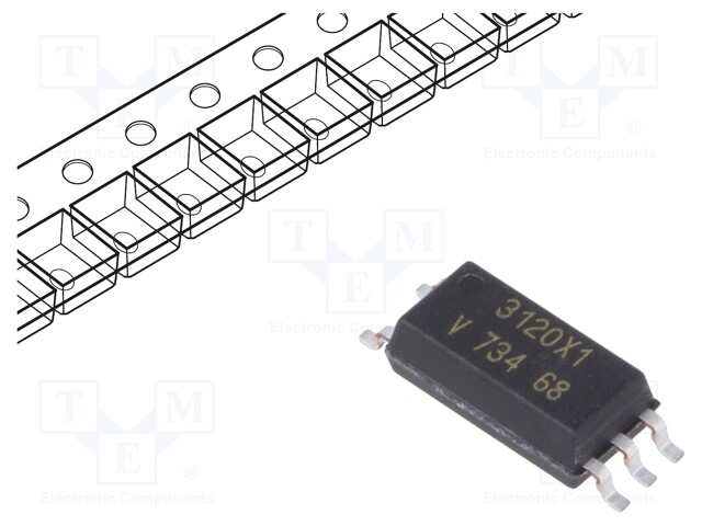 Optocoupler; SMD; Channels: 1; Out: IGBT driver; 5.3kV; SOP5L