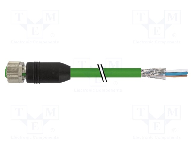 Connection lead; female; IP67; 50VAC; 50VDC; 0.5A; 20m; Series: 7000