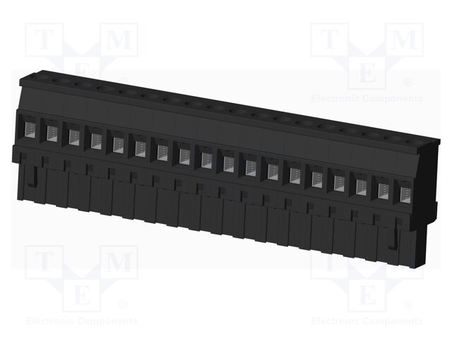 Connector: pluggable terminal block; plug; female; angled 90°
