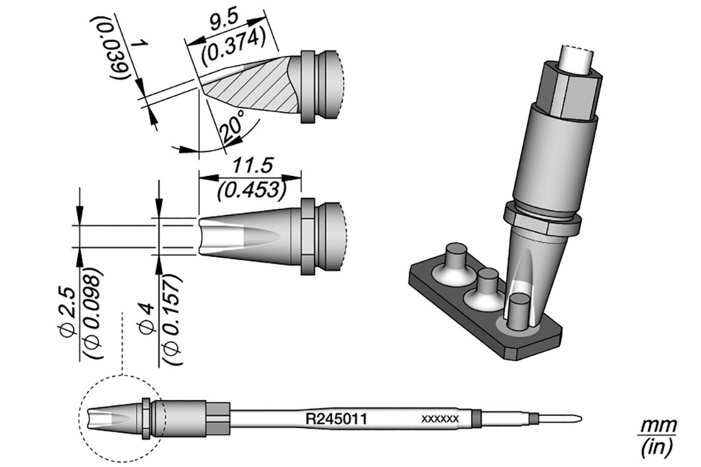 Tip; special; 2.5mm
