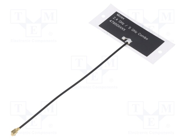 Antenna; Bluetooth,WiFi,ZigBee; 3dBi,4.8dBi; linear; 35.9x15.9mm