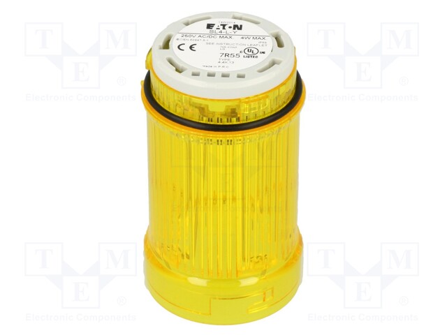 Signaller: lighting; continuous light; Colour: yellow; bulb BA15D